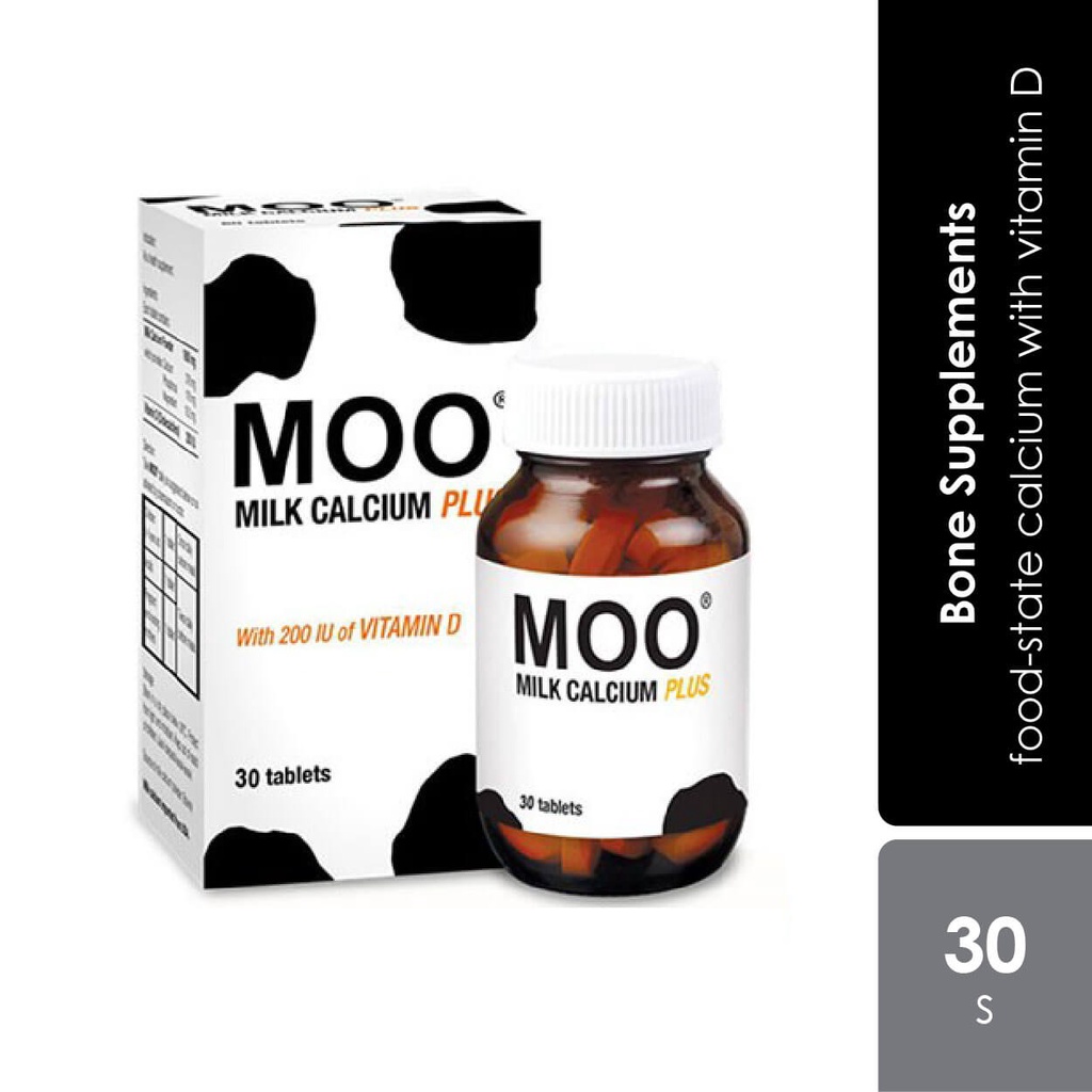 THC Moo Milk Calcium Plus 30s For bone health (calcium with vitamin D