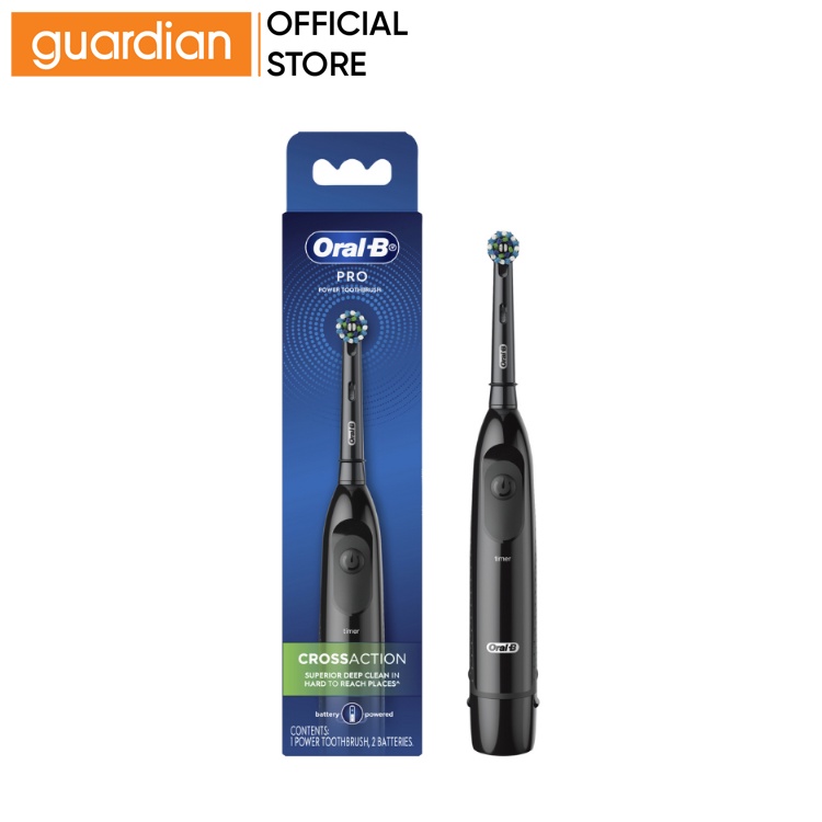 OralB Pro Cross Action Battery Powered Toothbrush 1S Shopee Malaysia