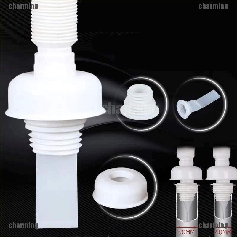 Premium Durable Efficient Drainage Solution: 3PC/Set (4-5cm Pipe) Washing Machine Drain Core Pipe Connector Sewer Sea... - Image 2