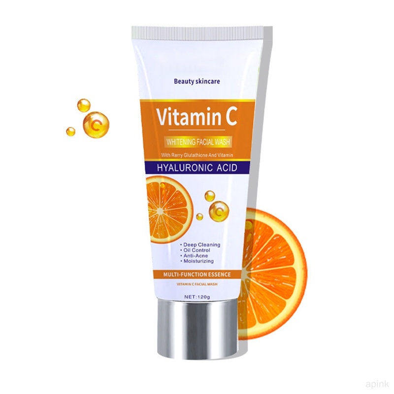 Vitamin C Face Cleanser Deep Cleaning Moisturizing Oil Control Skin