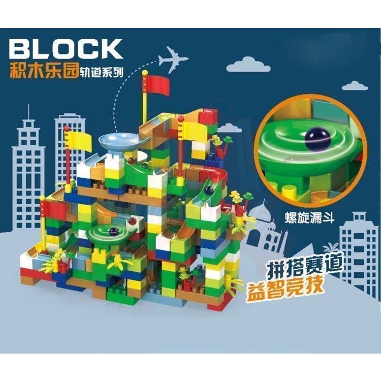 SyokSyok 138 pcs Particle Puzzle Plastic Building Blocks Mainan Budak