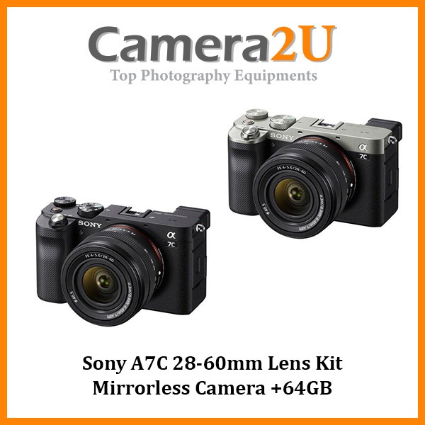 Sony A7C 2860mm Lens Kit Mirrorless Camera +64GB (MSIA) Shopee Malaysia