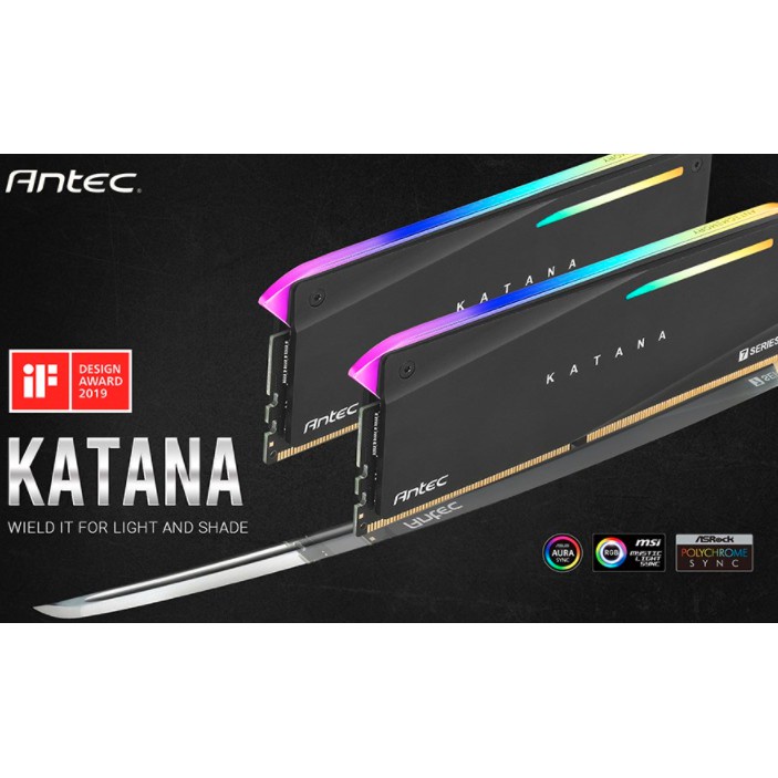 Antec Katana RGB メモリ 16GB (2x8GB) DDR4 3600 (PC4-28800) C16 デスクトップ 買い物代行  スマホ、タブレット、パソコン