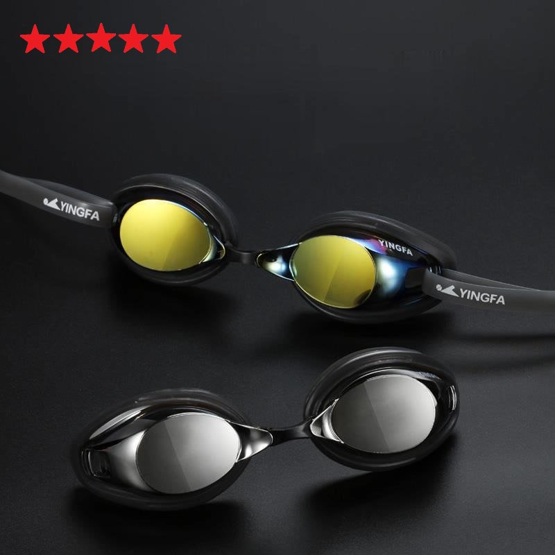 HITAM Anti Fog Anti Fog UV Swimming Goggles Black Yingfa Box Adult Anti Fog Swimming Swimwear Swimming Accessories Swimming Waterproof Swimming Goggles