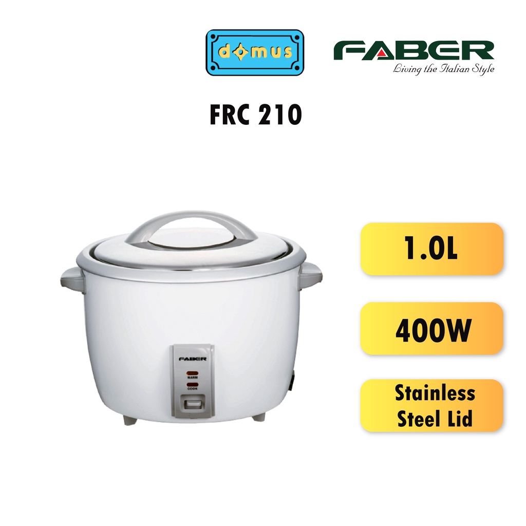 Faber Electric Rice Cooker 1.0L Periuk Nasi Elektrik Kecil 迷你 电饭锅 电饭煲 FRC210