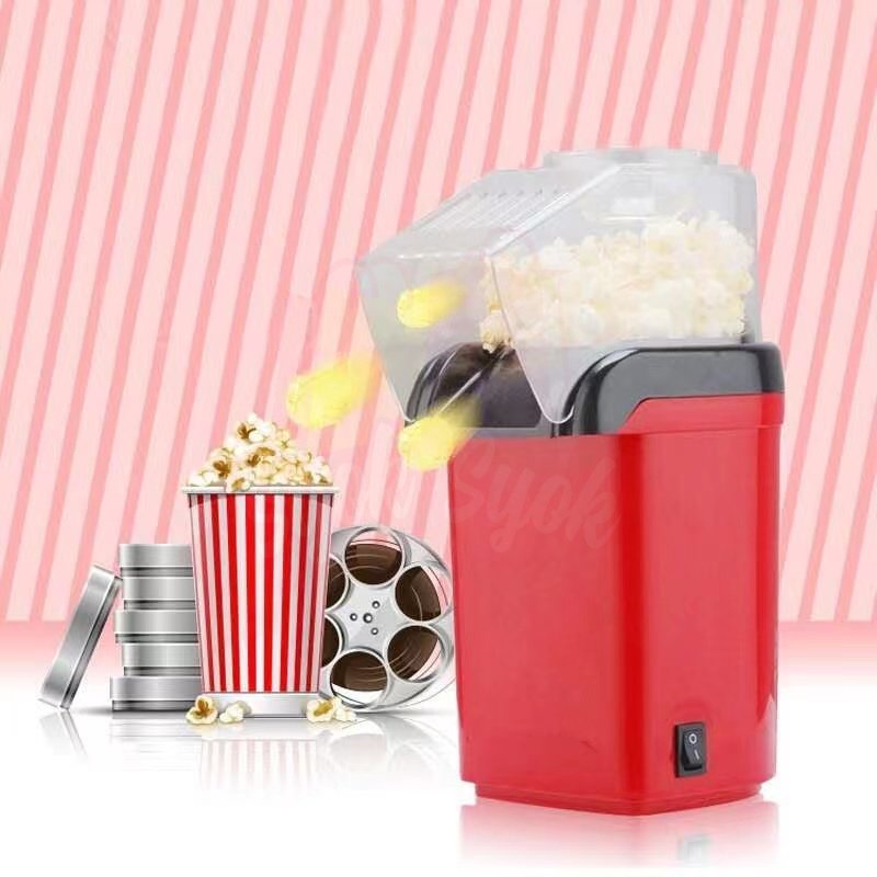 SyokSyok Electric Popcorn Maker Household Automatic Machine Air Blowing Popper 家用电动爆米花机