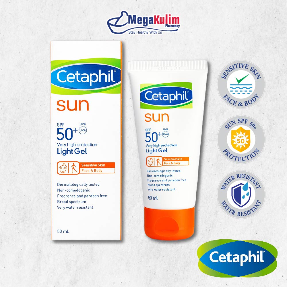 Cetaphil Sun Spf50 Light Gel 50ml Shopee Malaysia