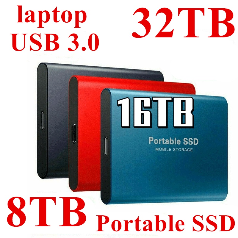 HDD Solid State Hard Disk 32TB 16TB 8TB Large Capacity Usb3.1 C ...