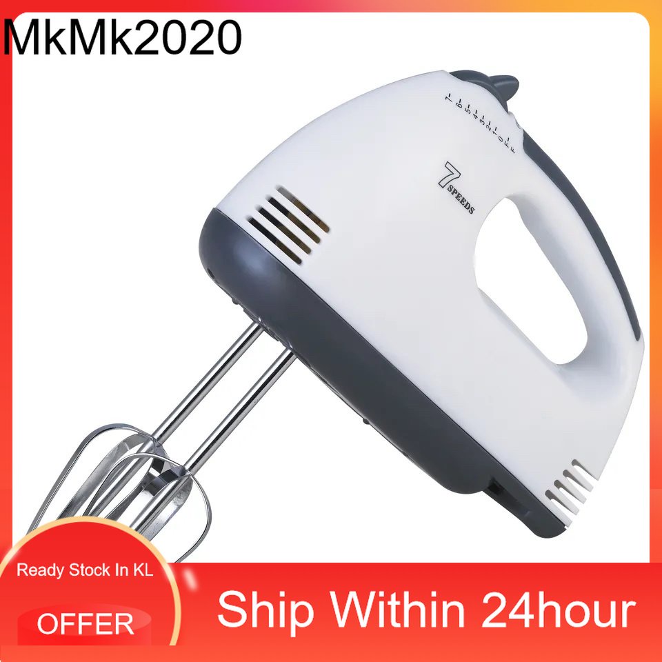 Hand Mixer Electric Hand Mixer Mesin Pengadun Tangan Egg Beater Baking Whisk Tepung Food