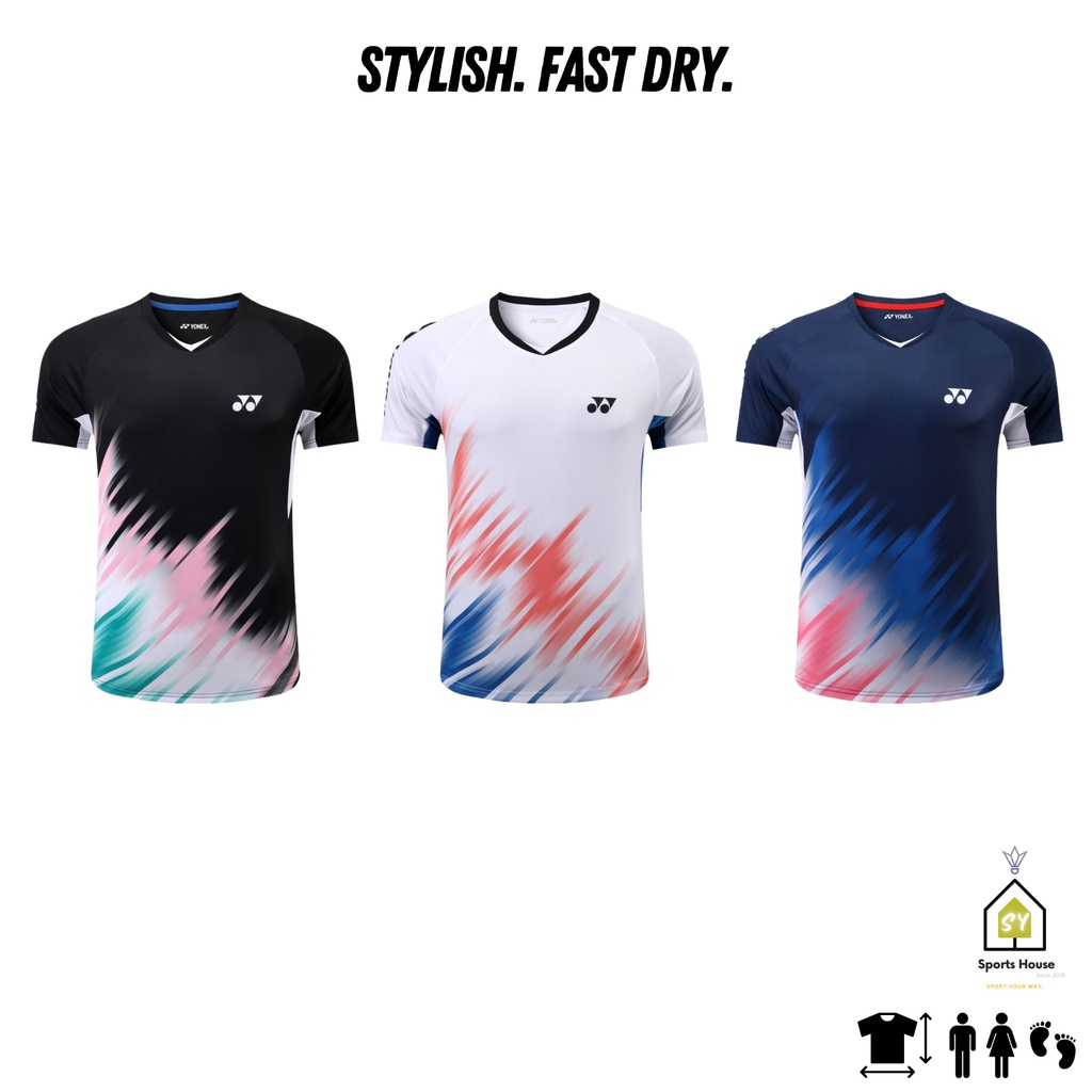 YY Badminton Jersey 2023 New Release Design Sport Shirt Baju Sukan ...