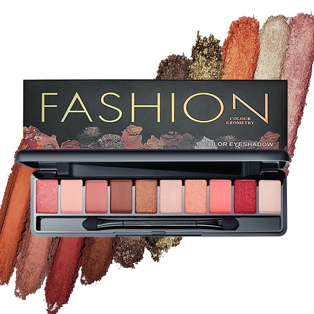 10 Colors Eyeshadow Palette Makeup - Matte Naked Eye Shadow, Ultra ...