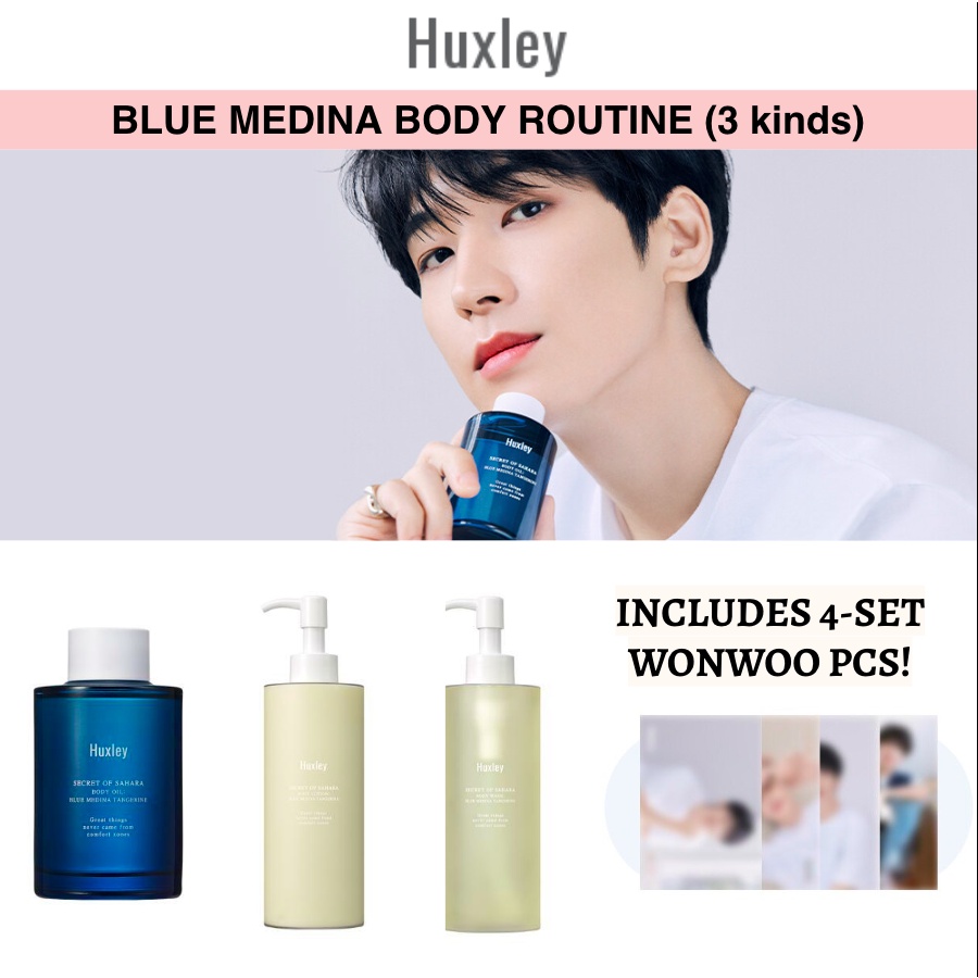 2/28 LIMITED Seventeen Wonwoo photocard set (4 photos) [HUXLEY] Blue Medina Body Routine (Body