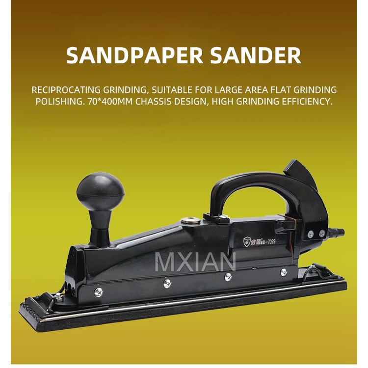 400x70MM Pneumatic Air Orbital Reciprocating Sander Polisher Metal Wood