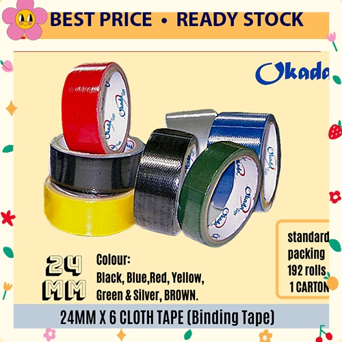 Local Ready Stock Binding Tape 24mm / Pita Pelekat / Cloth Tape