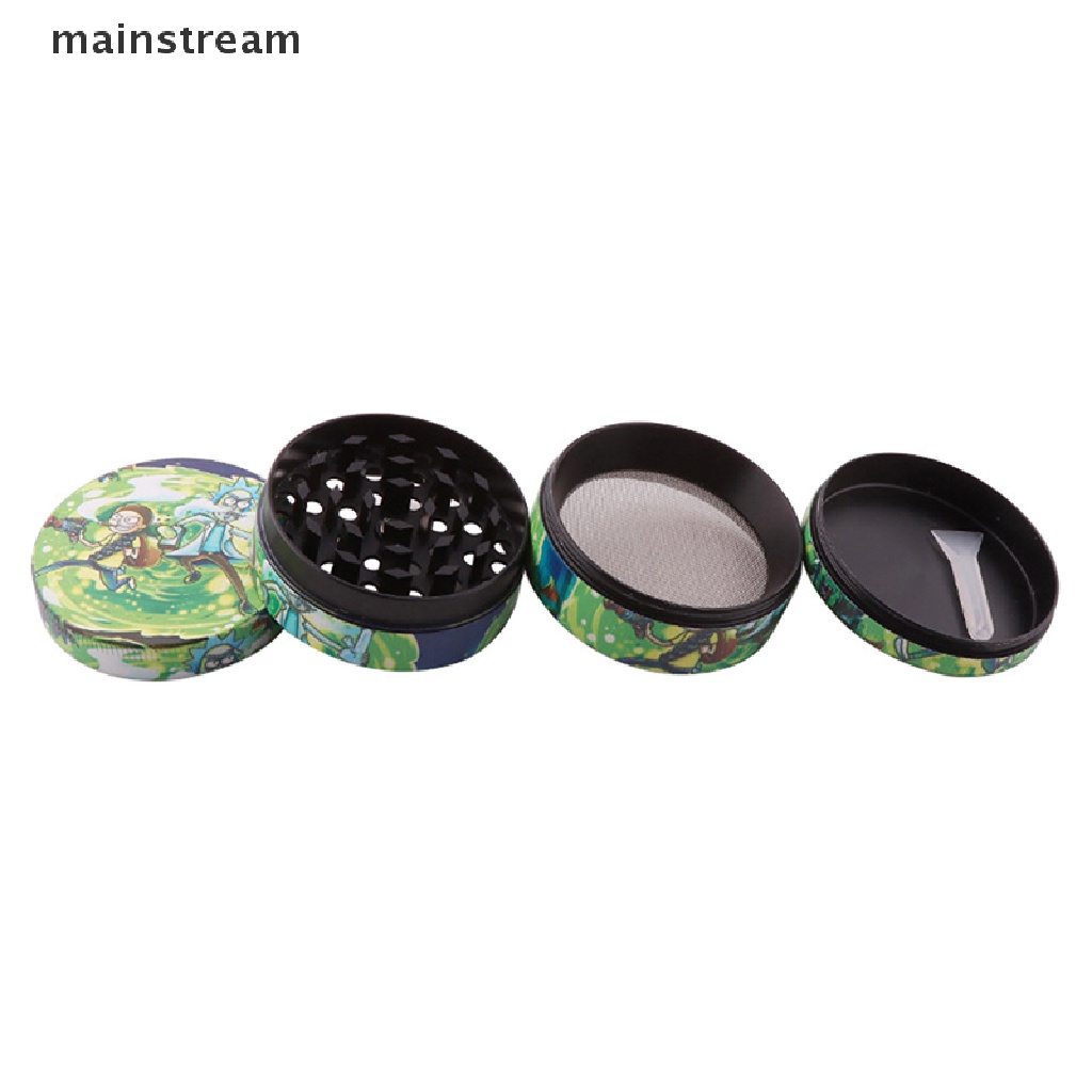 mainstream 40mm 4-layer Zinc Alloy Grinder Aluminum Herbal Herb Grinder Spice Mill Crusher Boutique