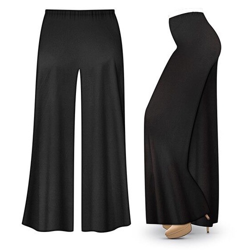 SDC Women Wide Leg Muslimah Palazzo Pants Black[249] | Shopee Malaysia