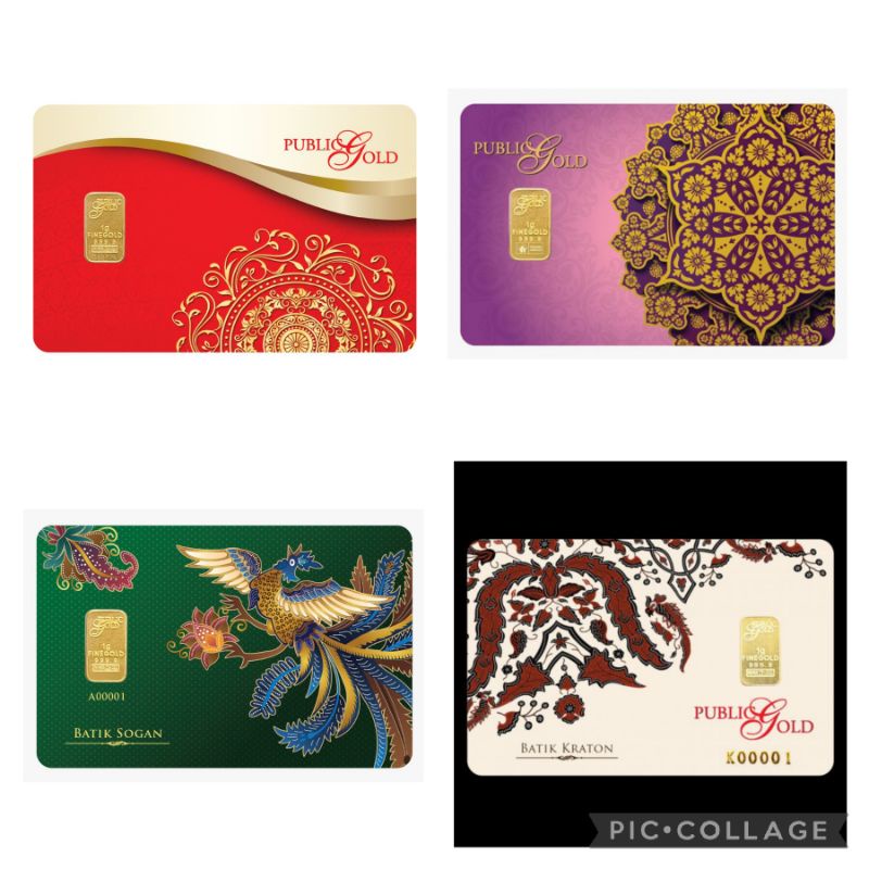 Public Gold PG Gold Bar (1 Gram) (Au 999.9) 24K - Batik&hellip;