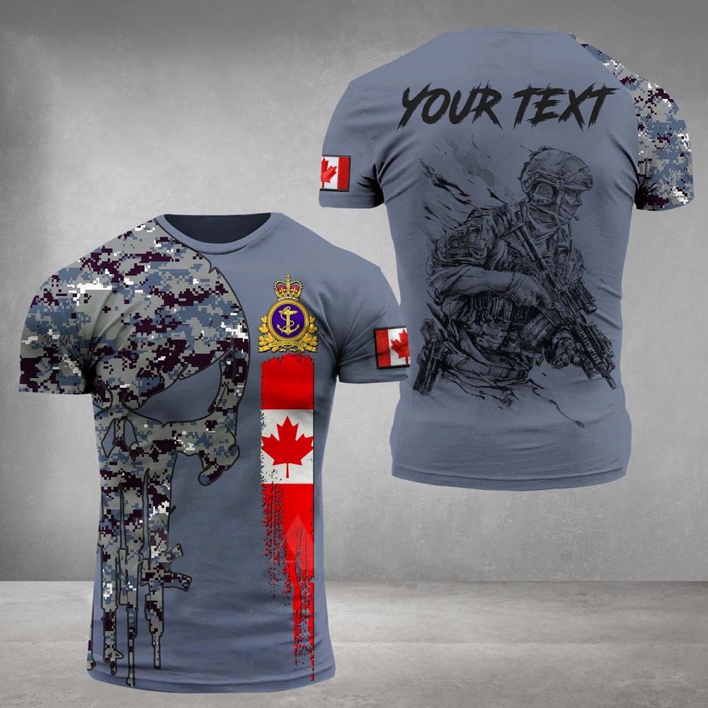 Canada Army Men's T-Shirt Tops Canadian Flag 3D Print Oversized T Shirts Fashion Men's Clothing O-Neck Camo Streetwear Tees 5xl