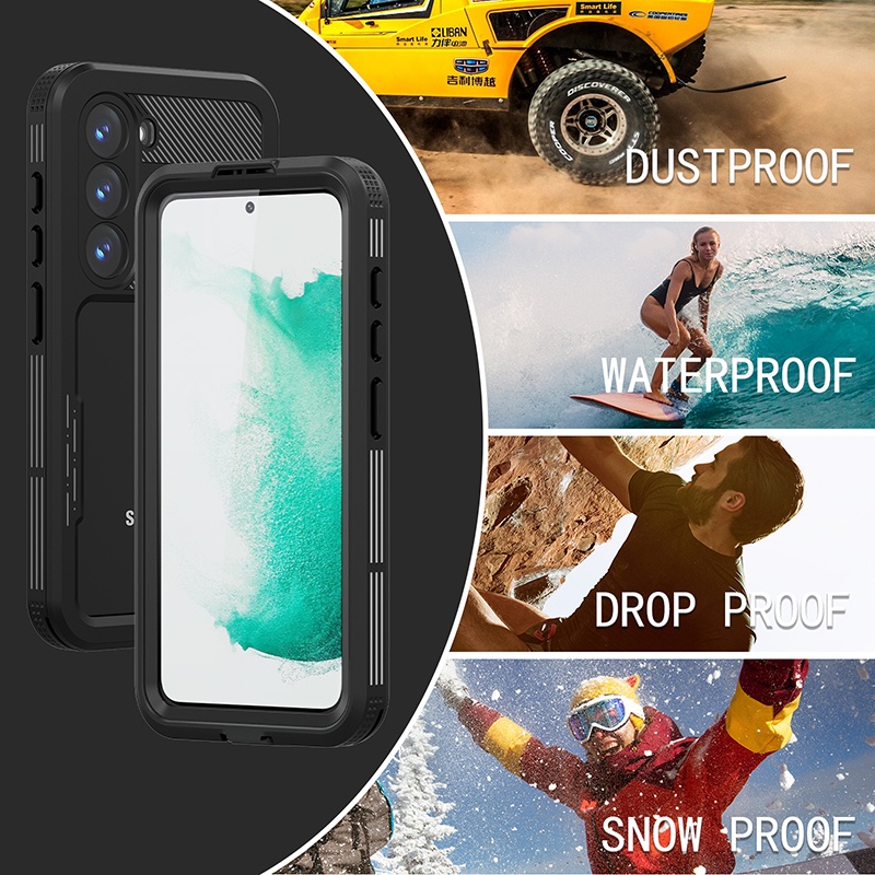 Waterproof Case For Samsung Galaxy S23 S23 Plus S23 Ultra Full Protection Shockproof Swimming 7158