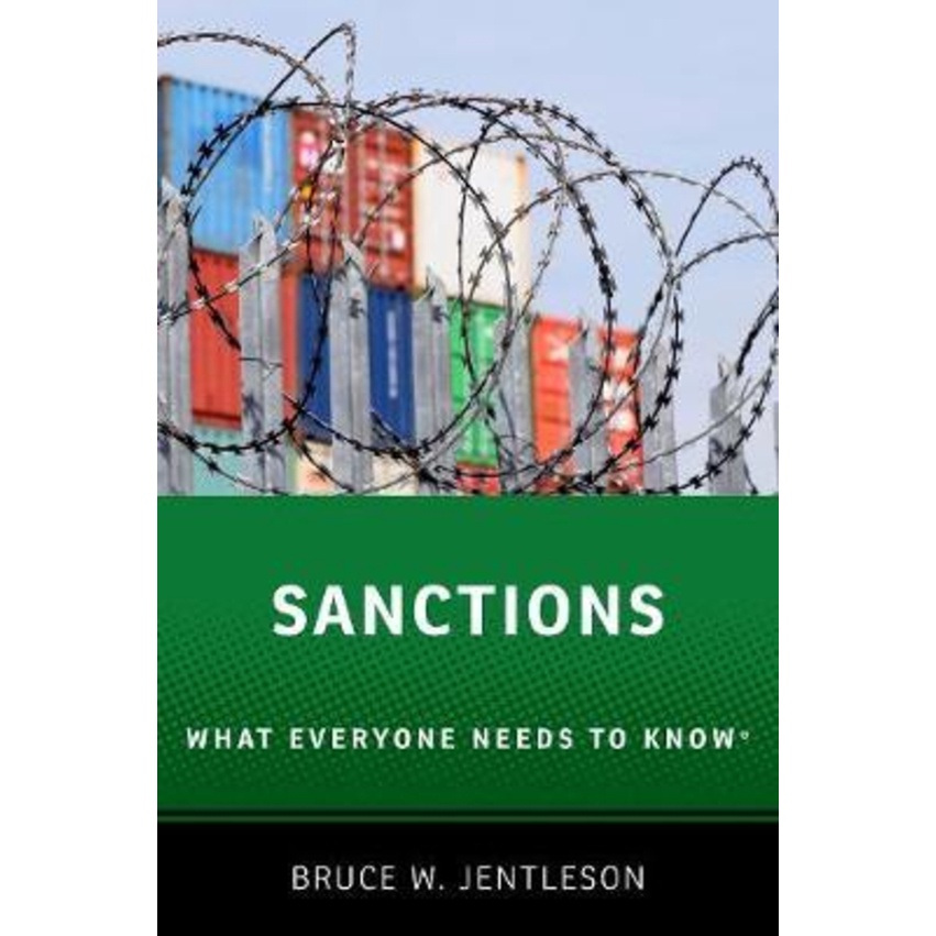 [English - 100% Original] - Sanctions : What Everyone Needs to Know (R) by Bruce W. Jentleson (US edition, hardcover)