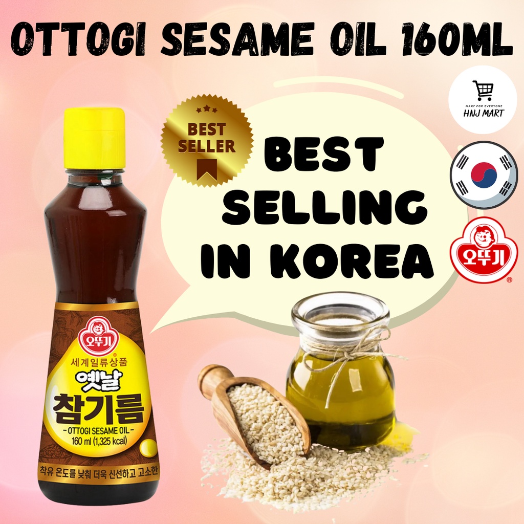 Ottogi Sesame Oil 160ml Korea Sesame Oil Shopee Malaysia