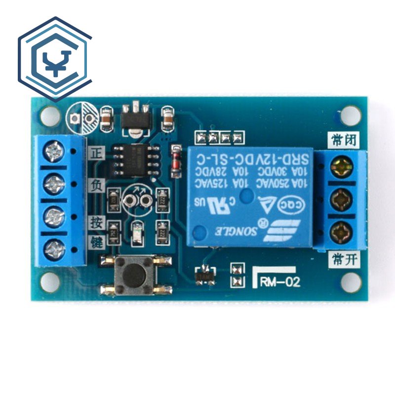 12V Bond Bistable Relay Module Car Modification Switch One Key Start