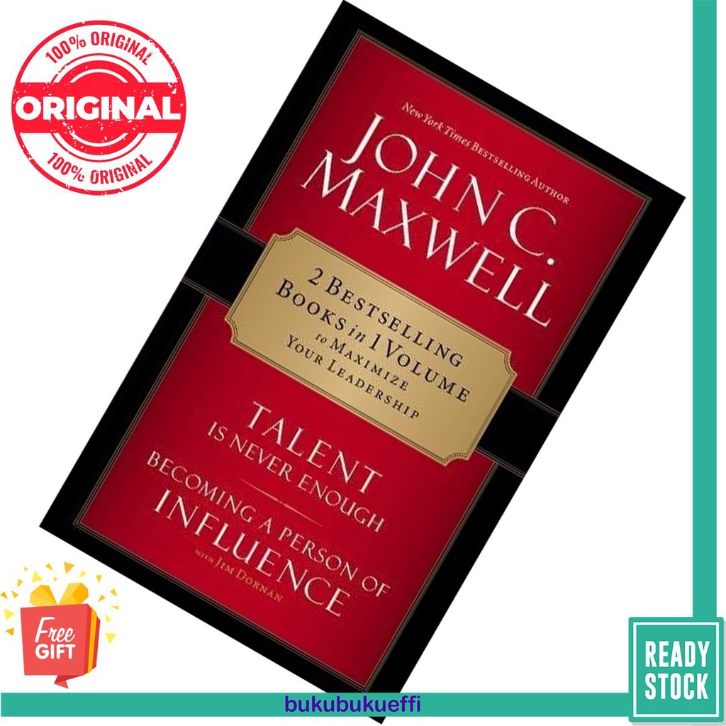 Maxwell 2 In 1 Becoming A Person Of Influence And Talent Is Never Enough By John C Maxwell 6806