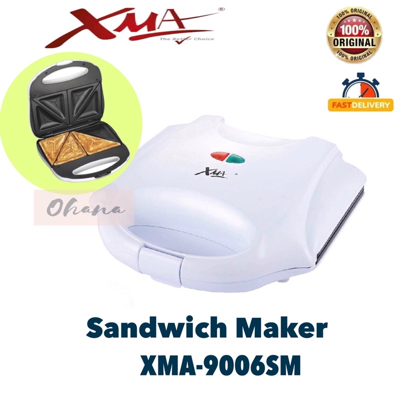 XMA XMA-9006SM SANDWICH MAKER BREAD TOASTER/ XMA9006SM PEMBAKAR ROTI 烤面包机 三明治