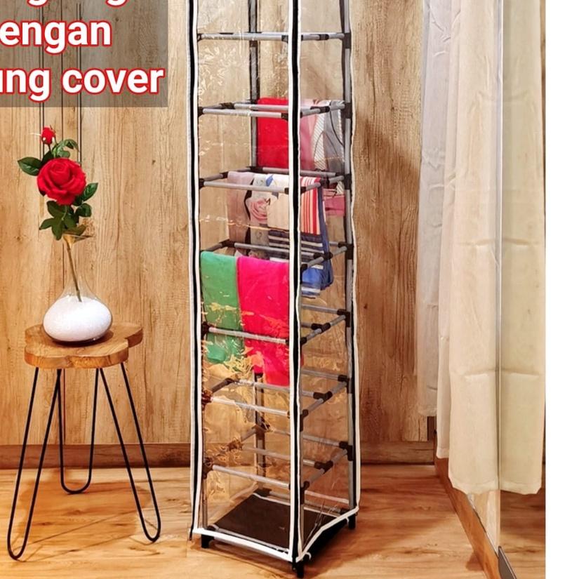 Nine BOX HIJAB Rack 27 Stacks Slim MODEL Saves Space Only 30*30CM