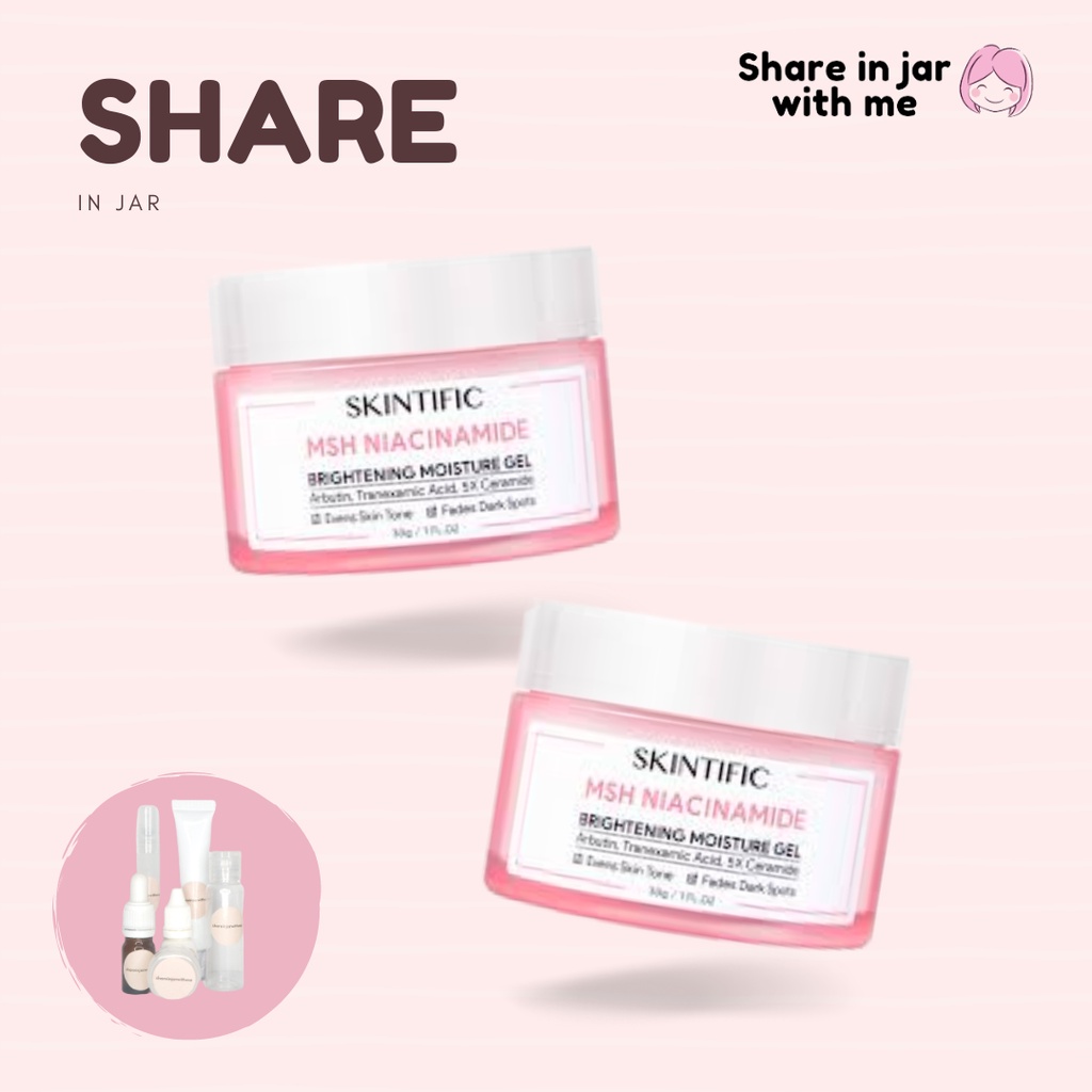 (Share In Jar) Skintific MSH Niacinamide Brigthening Moisture Gel Original