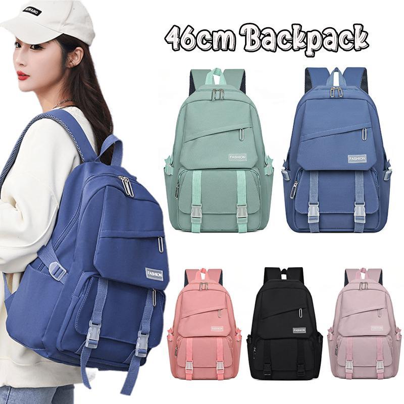 46cm Beg Sekolah Menengah Beg Laptop Student Backpack Waterproof 