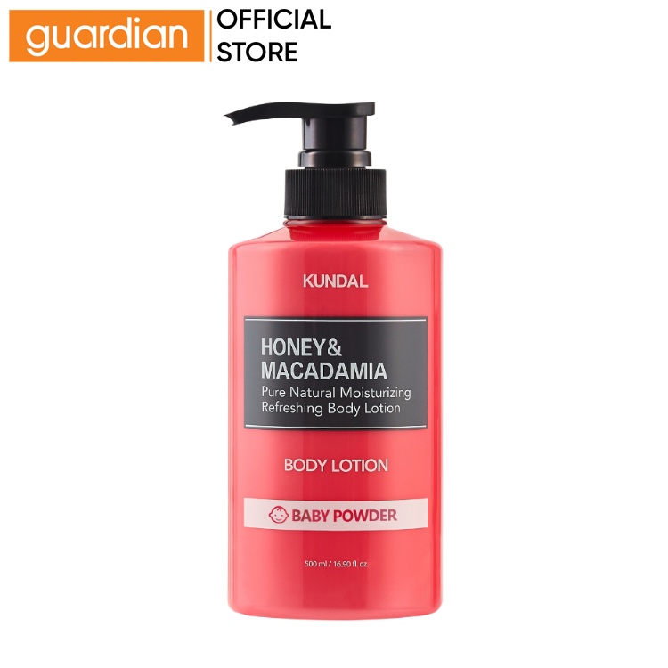 Kundal Body Lotion Honey & Macadamica Baby Powder 500ml Shopee Malaysia