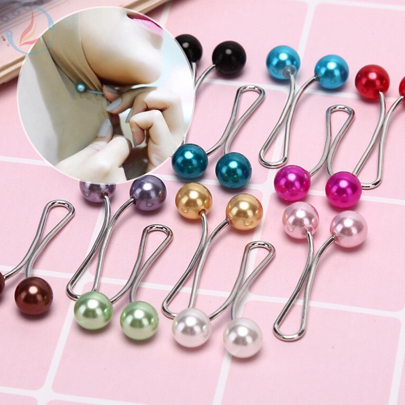 1PCS Random Color Scarf Hijab Buckle Scarf Pin Scarf Clip Muslim Ladies ...