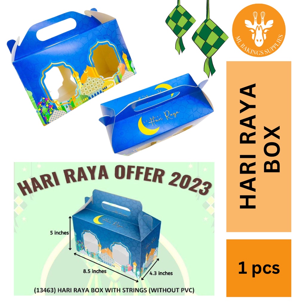 Ready Stock Hari Raya Box 2023 T Box Kotak Hari Raya High Quality Raya Box Kuih Raya 8681