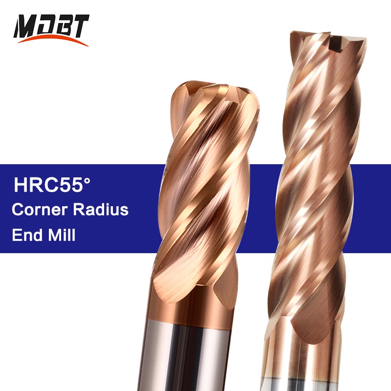 Workshop Duty Corner Radius End Mill CNC R Bullnose Cutter Tungsten Carbide Steel Metal Router Tool 4 Flutes R0.5 R1 ... - Image 5