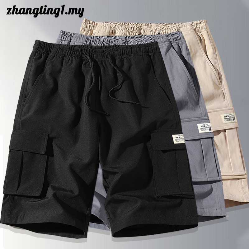 Ready Stock Cargo Shorts Short Pants Men Seluar Pendek Lelaki Seluar Pendek Lelaki Seluar Bola Pendek Lelaki Men Cargo Pants Short Men Plus Size M-4xl