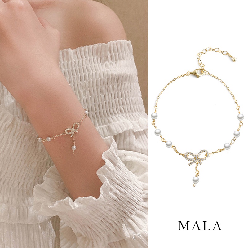 Korean Pearl Bracelet Niche Design Sense of Exquisite and Simple Women Jewelry