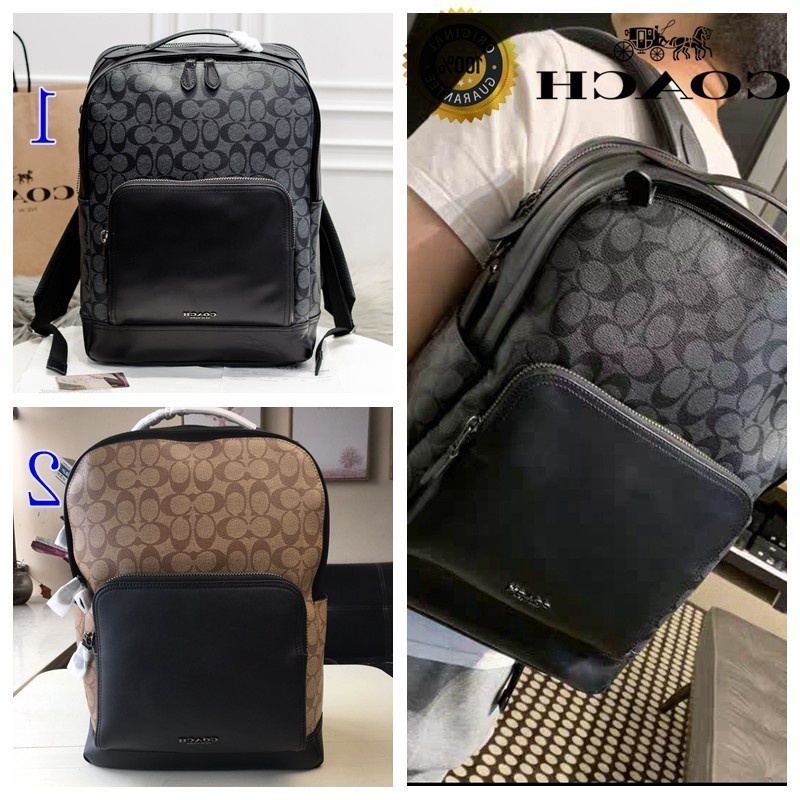 Free Shipping Coach men fashion backpack computer backpack large capacity  in stock 38755 | Shopee Malaysia