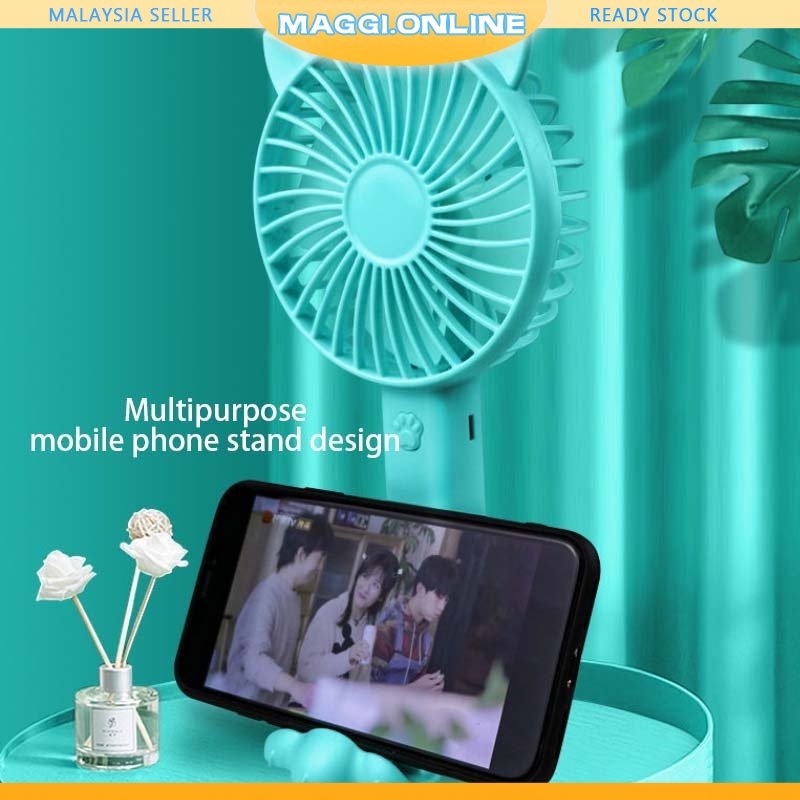 Msia Ready Stock🔥 Cute Portable Mini Fan kipas mini kipas tangan kipas mini cute kipas kecil kipas usb handheld fan str