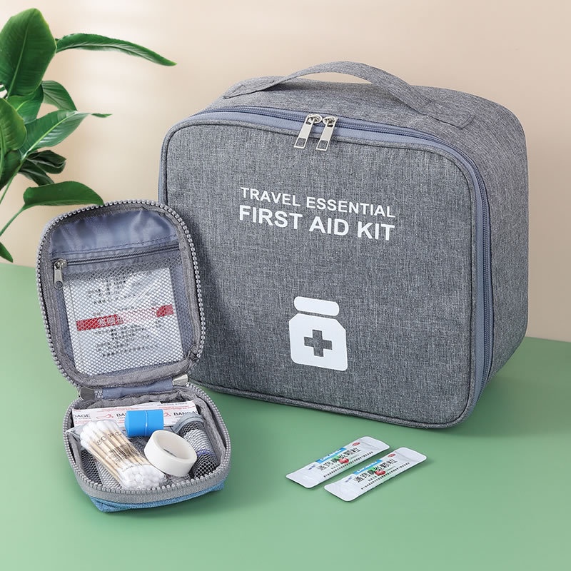 Portable First Aid Kit Emergency Medical Box Outdoor Travel Camping Equipment OxfordMedical Bag First Aid Drug Container