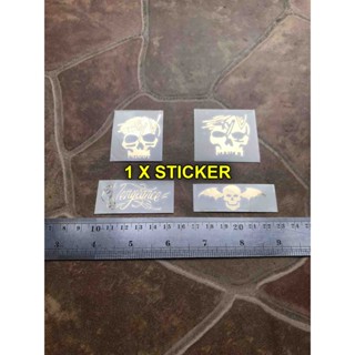 Zacky Vengeance Logo Sticker Blade Zv Signature Headstock Sign Deathbat ...