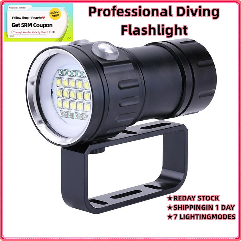 Diving torch Light Underwater Video LED lighte waterproof LED light