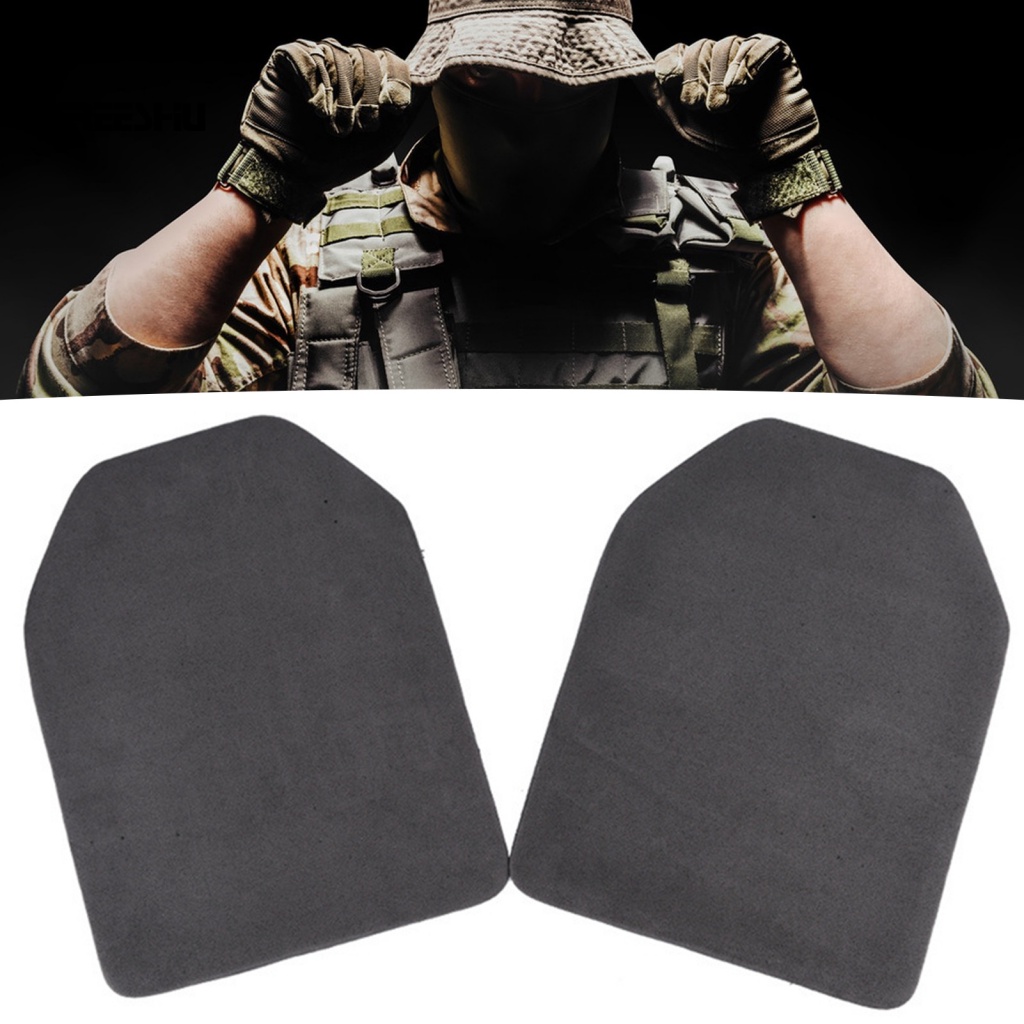 igreeshu 2Pcs Good Toughness Armor EVA Plate Military Use Military Outdoors Tactical Vest Liner Anti-deformed