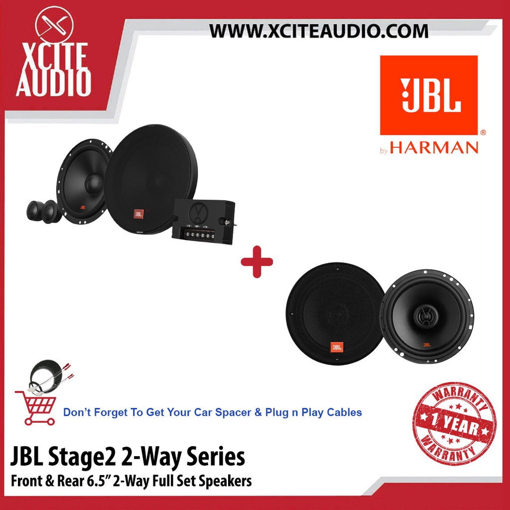 JBL Stage2 604C Auto Lautsprecher 16,5 Cm 2 Wege Kompo System 210 Watt Boxen