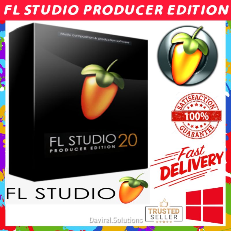 Fl Studio  | Full Unlocked Version | Producer Edition | Windows |  Shopee Malaysia