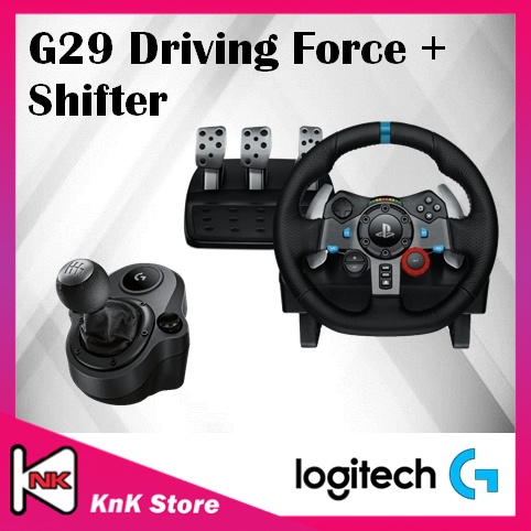 Logitech G29 Driving Force Racing Wheel ( 941-000139) + Logitech ...