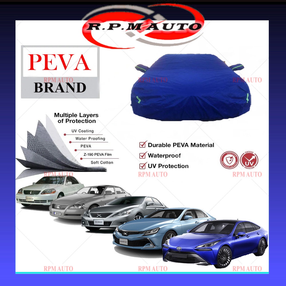 Toyota Mark High Quality Protection Car Cover Waterproof Sun-proof apple Blue Selimut Kereta mark penutup Toyota Cover