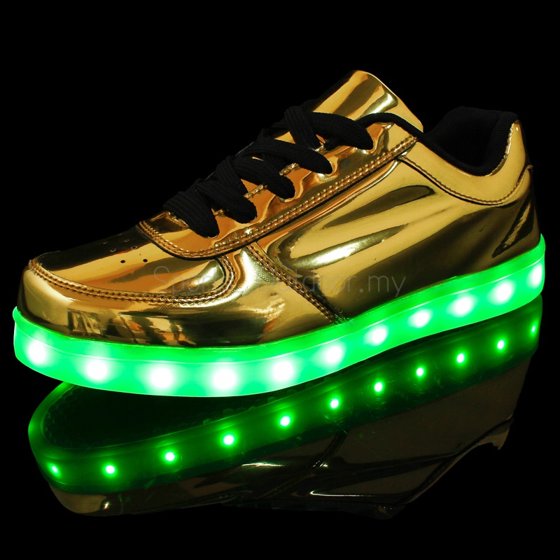 Big Size 35-46 Fashion Men Sneaker Shoes Led Luminous Shining Waterproof Light Up JGFY