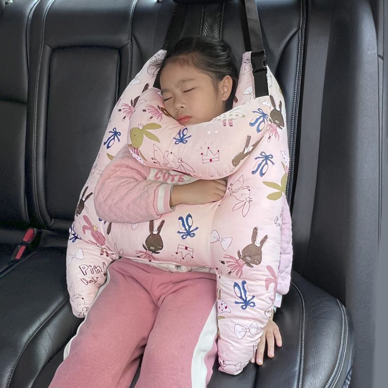 Children's Pillow Car Sleeping Pillow Pillow Dual-use Car Headrest Neck Pillow Car Supplies