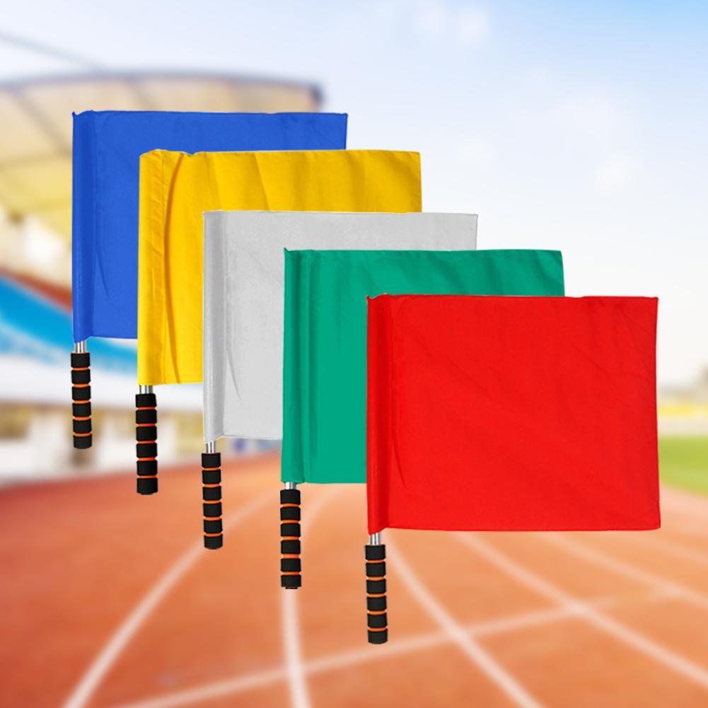 Football Referee Flag Command Flag Indication Flag Track Field